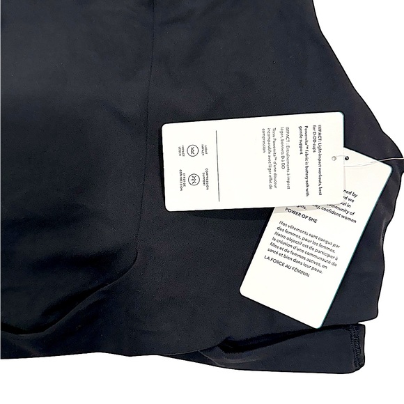 ATHLETA Conscious Cut Out Crop D-DD Active Workout Yoga Black NWT Size Small - Picture 6 of 7